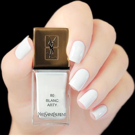 ysl blanc arty nail polish|ysl la laque nail varnish.